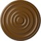 Ekena Millwork Carton Ceiling Medallion (For Canopies up to 3 3/4"), Hand-Painted Smokey Topaz, 17 3/4"OD x 1 3/8"P CM18CASTF - alternate 1